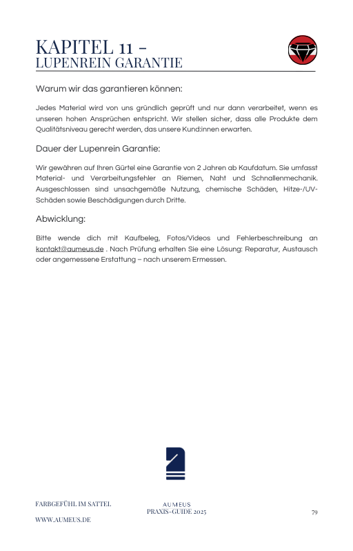 FARBGEFÜHL IM SATTEL