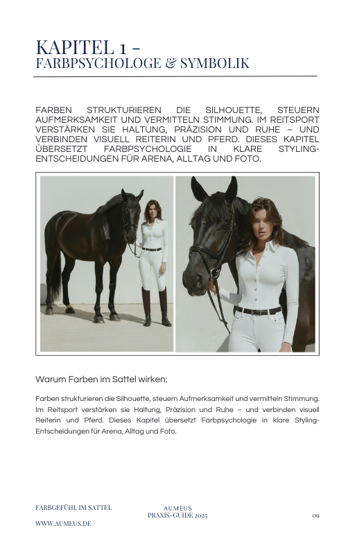 FARBGEFÜHL IM SATTEL