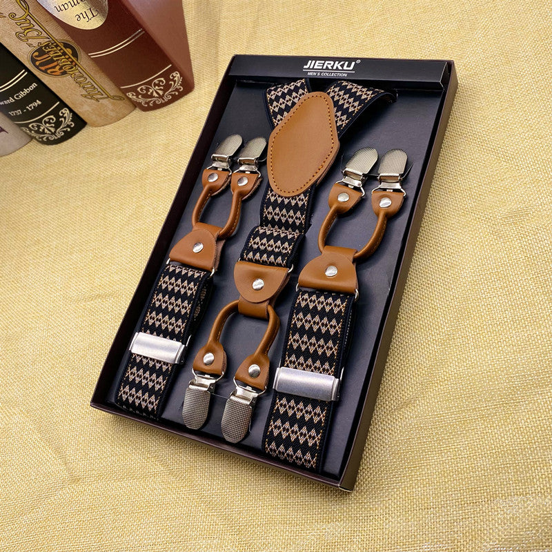 Retro Suspenders For Men In A Dapper British Style